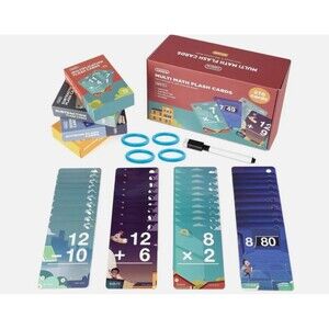 Multi Math 270 Flash Cards Addition, Subtraction, Multiplication, Division NEW